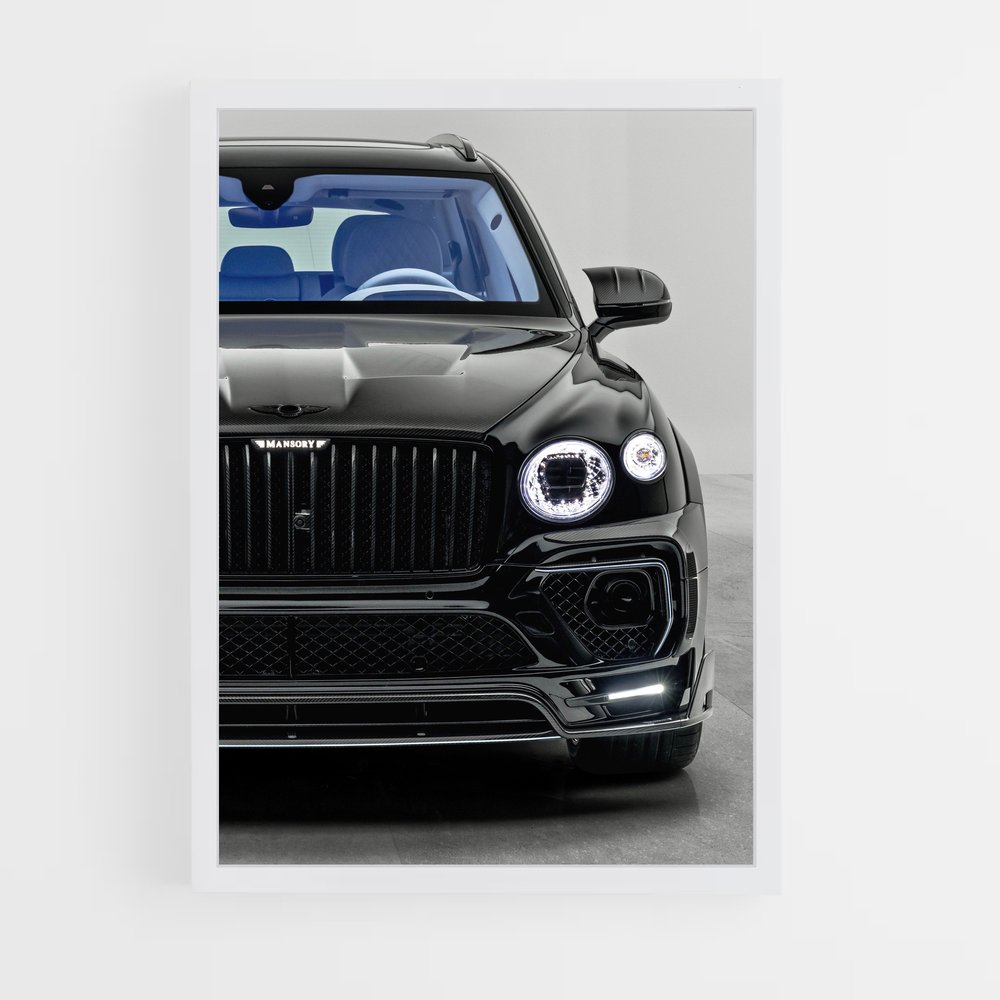 Poster Bentayga speed – affiche Bentley (vue 3)